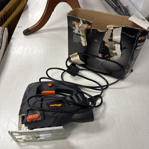 Used Challenge 650w jigsaw power tool for DIY projects.