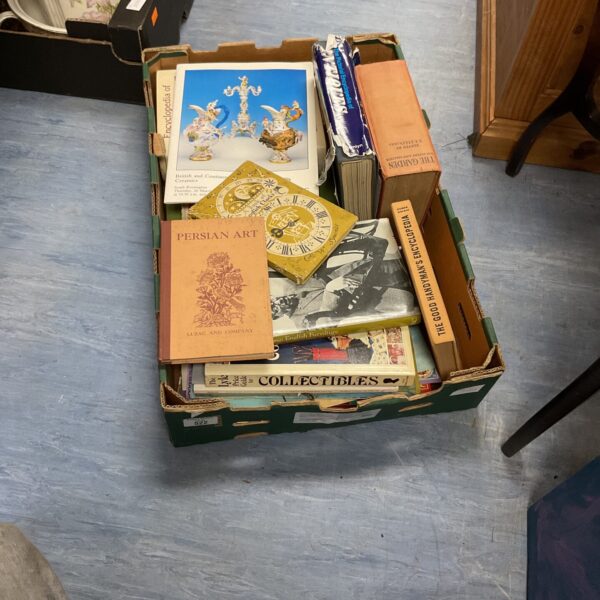 Assorted mixed book lot with vintage and modern titles.