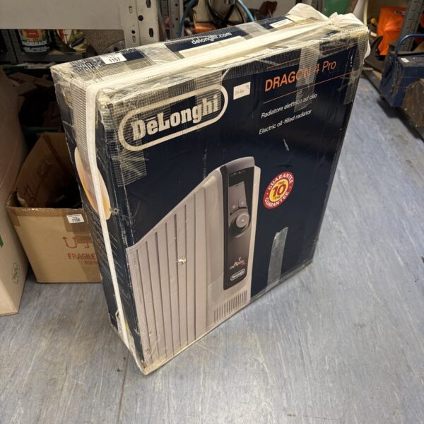 Delonghi Dragon 4 Pro oil filled radiator in box.