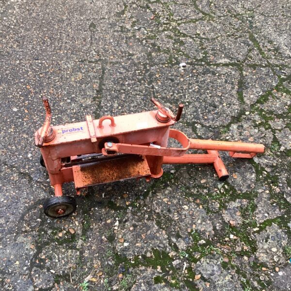 Vintage Probst tile cutter for construction and masonry work.