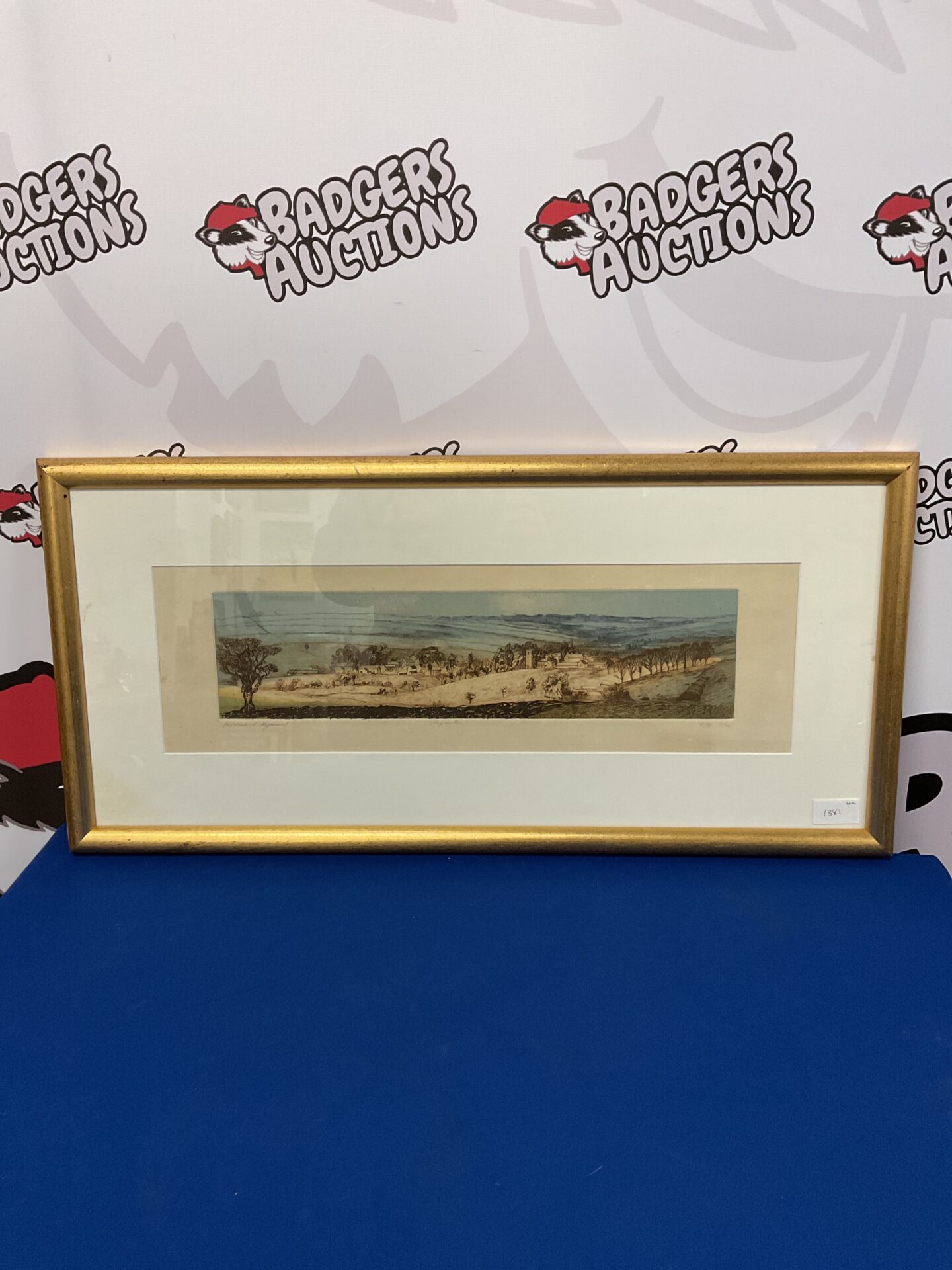 230 patricia a regnant signed ltd ed etching of old country landscape