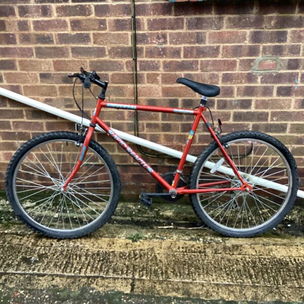 Vintage Shimano Universal Rapid Reactor mountain bike in used condition.
