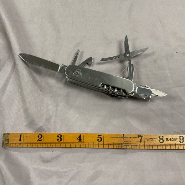 Closed Eurohike multi-tool pocket knife with stainless steel blade.