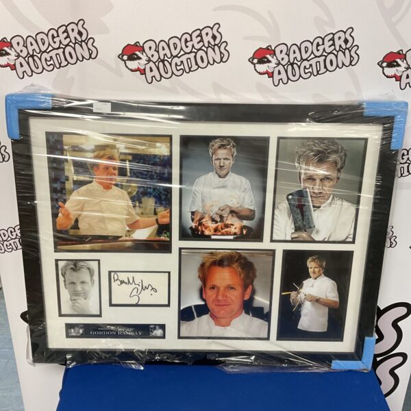 Signed Gordon Ramsay photograph for fans and collectors.