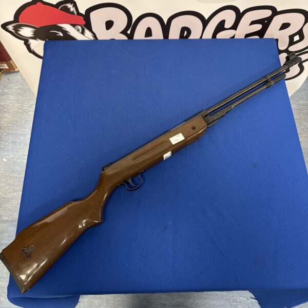 Vintage lever-action air rifle for collectors and shooting enthusiasts.