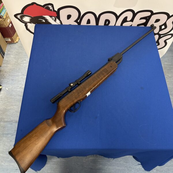 Vintage Edgar Bros Mod 60s .22 air rifle with SMK sight.