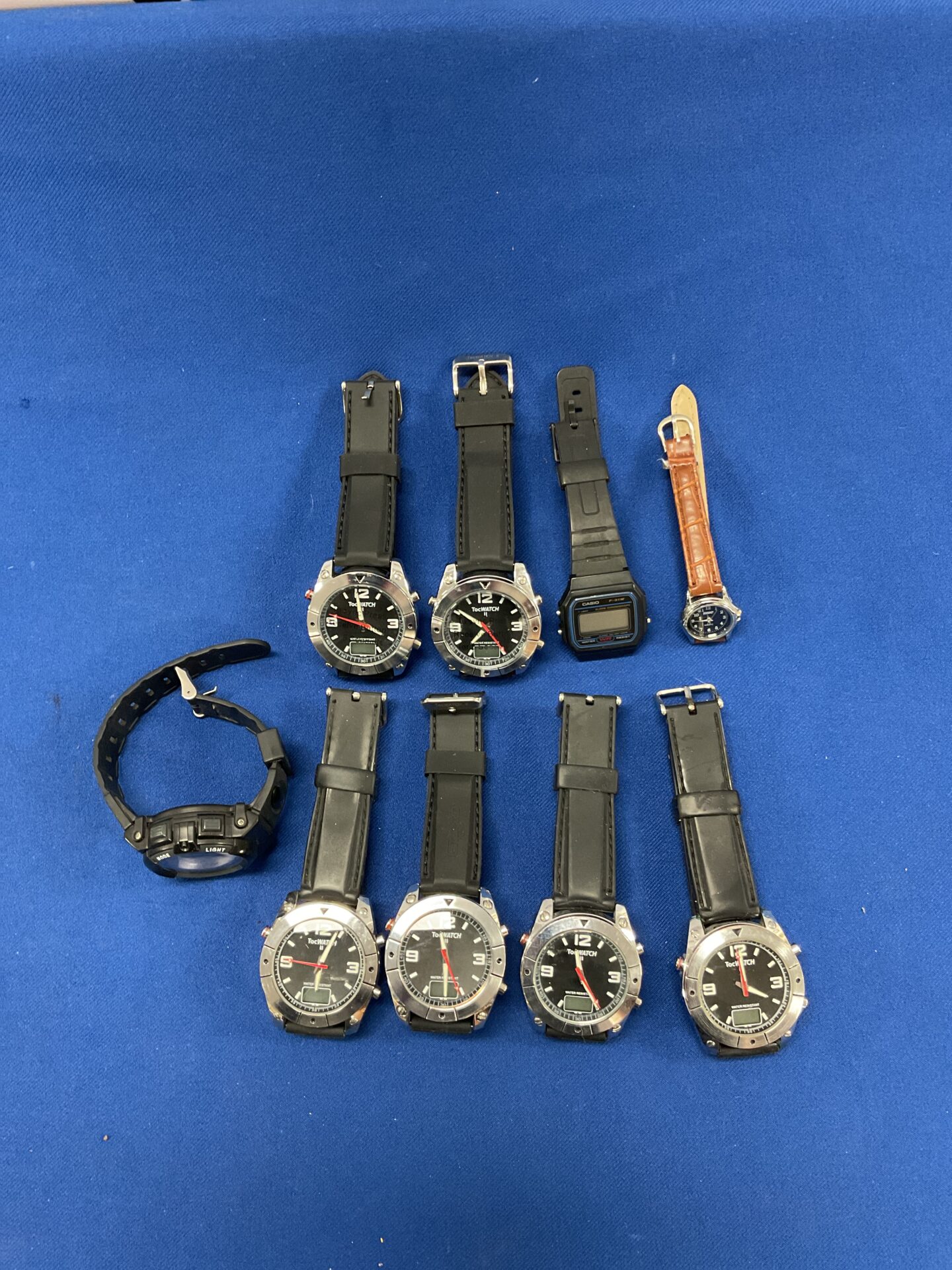 833 Selection of watches including casio & tocwatch