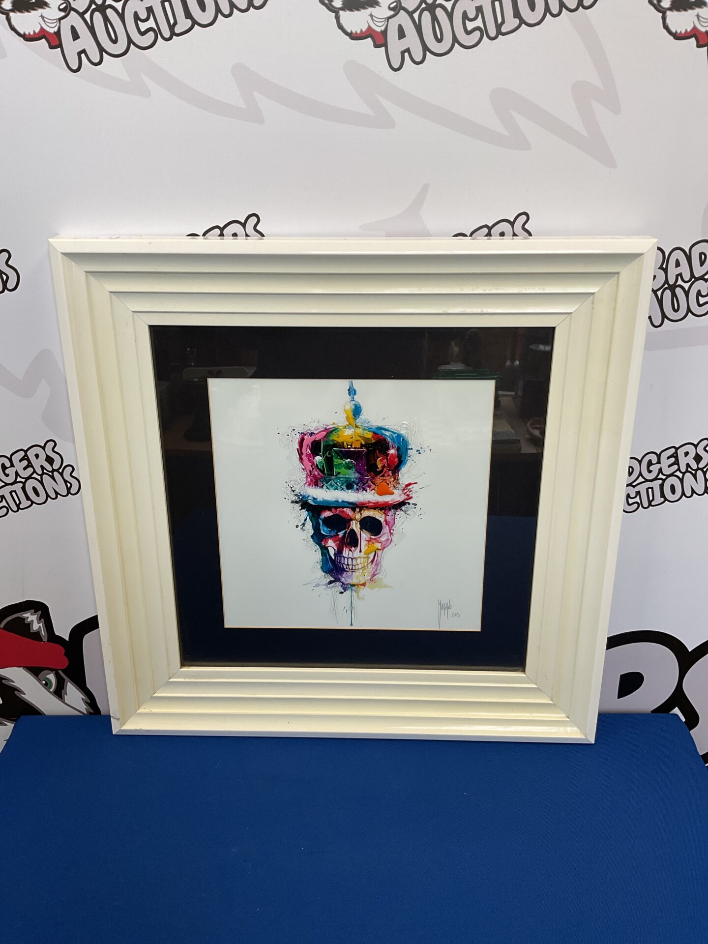 002 Patrice murciano god save the queen framed print