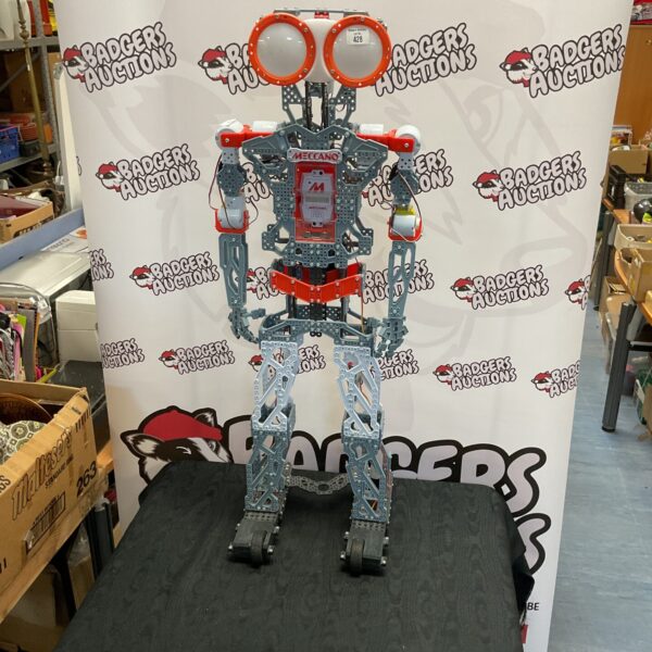 Large Meccano G15 KS robot, a vintage battery operated construction toy.