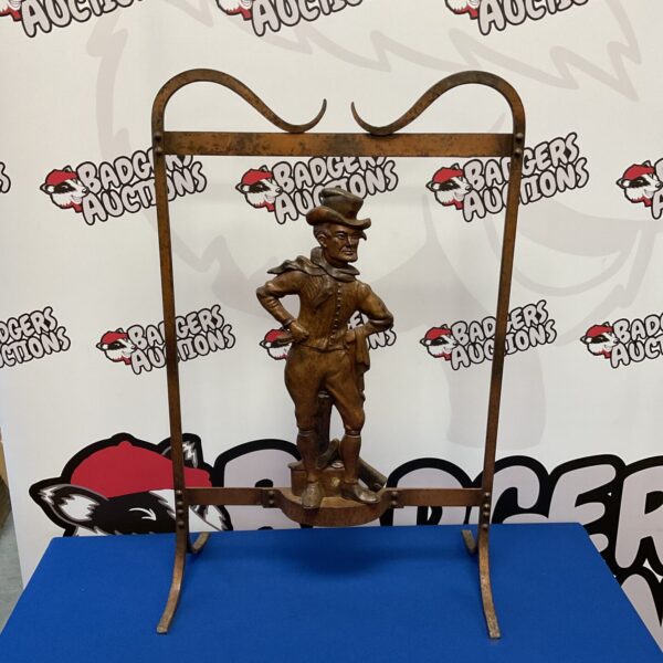 Wrought & cast iron sam weller fireguard