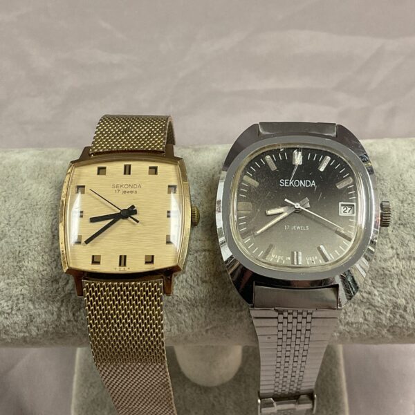 Sekonda gents wristwatches lot, vintage Soviet timepieces.