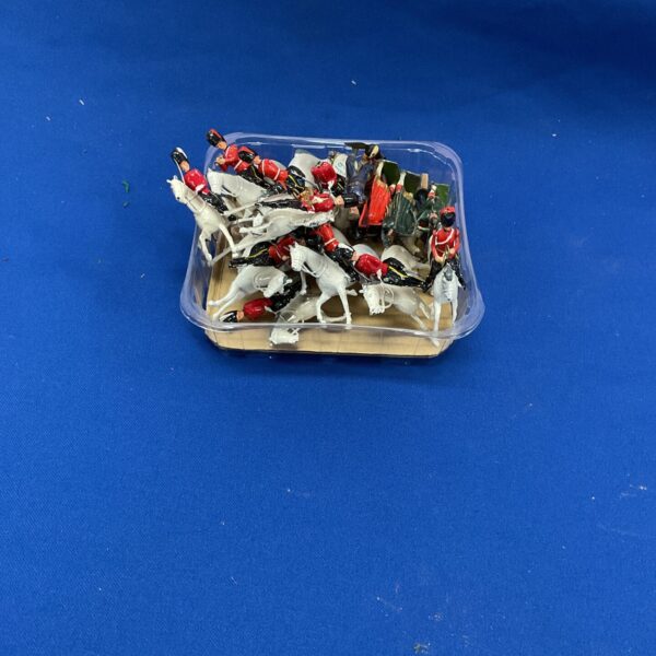 Lot of eleven Del Prado metal soldier figurines.