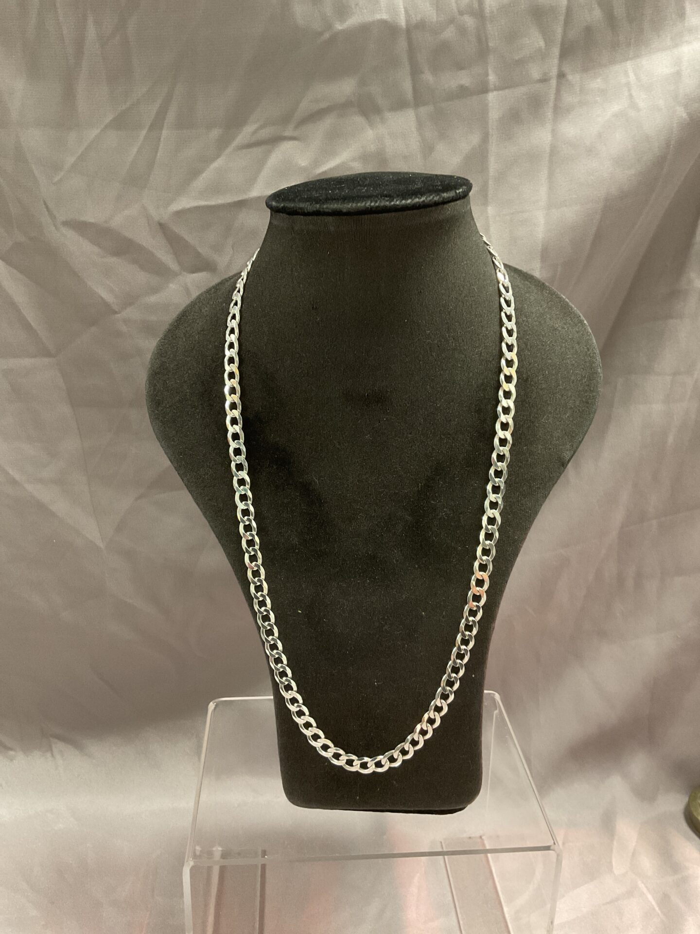 921 brand new 925 silver 22″ curb chain 31g