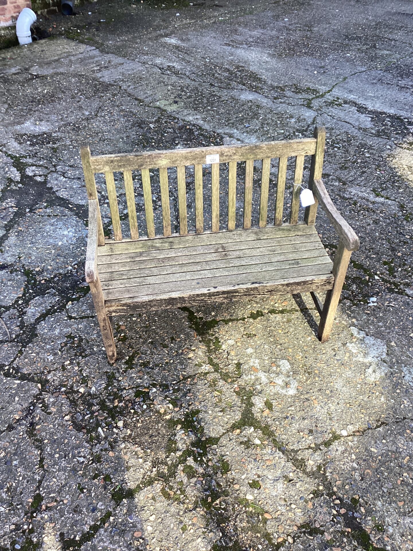 1231 Child size garden bench