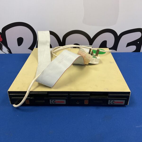 Vintage Cumana floppy disk drive for retro computers.