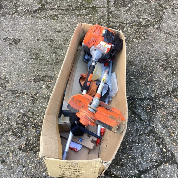 Used Pro Gen garden multi tool with attachments for versatile gardening.