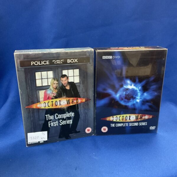 Doctor Who DVD box set featuring the TARDIS on the cover.