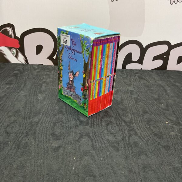 Vintage collection of Shakespeare stories books for collectors.