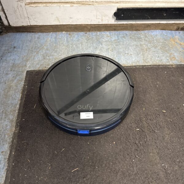 Eufy robotic vacuum cleaner body, untested for functionality.