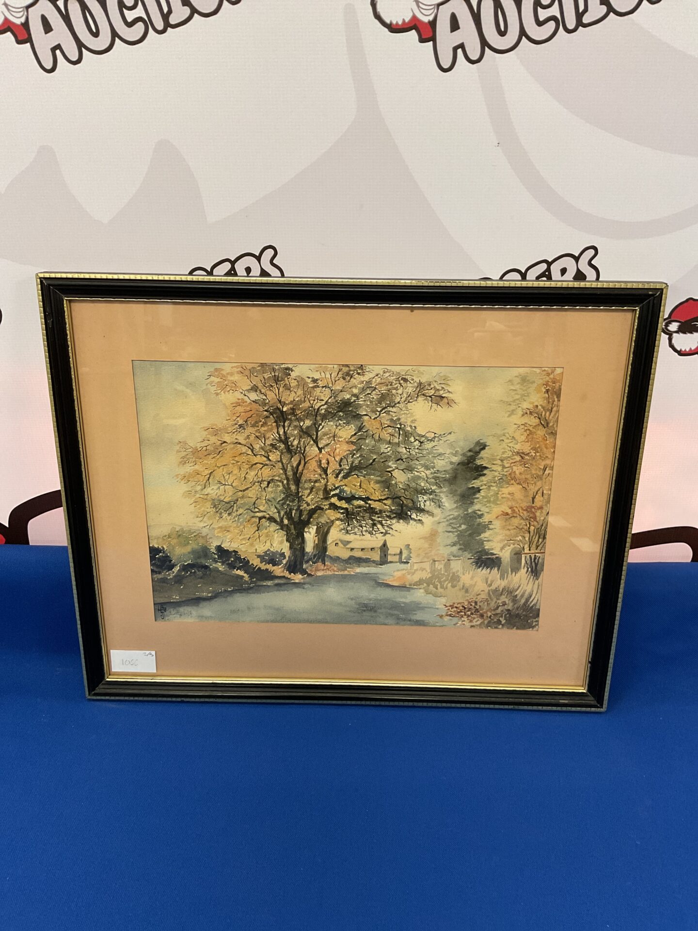 655 H j jacoby watercolour titled autumn near gargrave