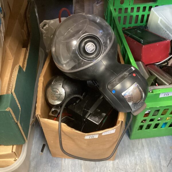 Bundle of two Nescafe Dolce Gusto coffee machines and an omelette maker.