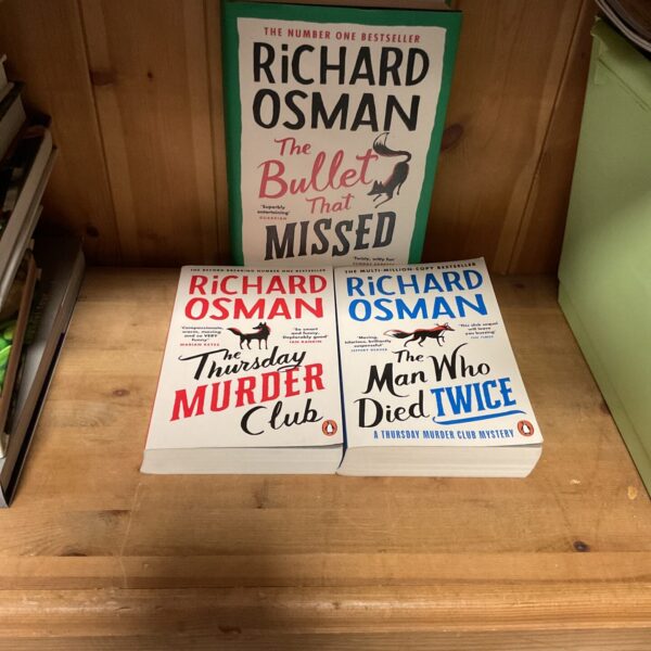 Richard Osman book lot featuring The Thursday Murder Club series.