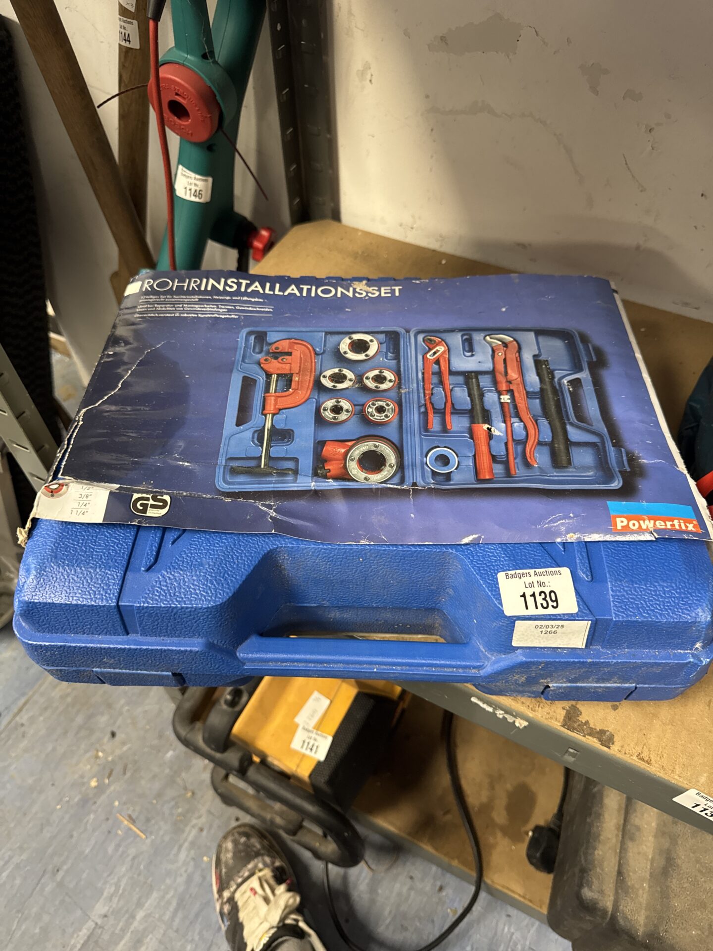 1139 Rohr pipe installation set – appears unused