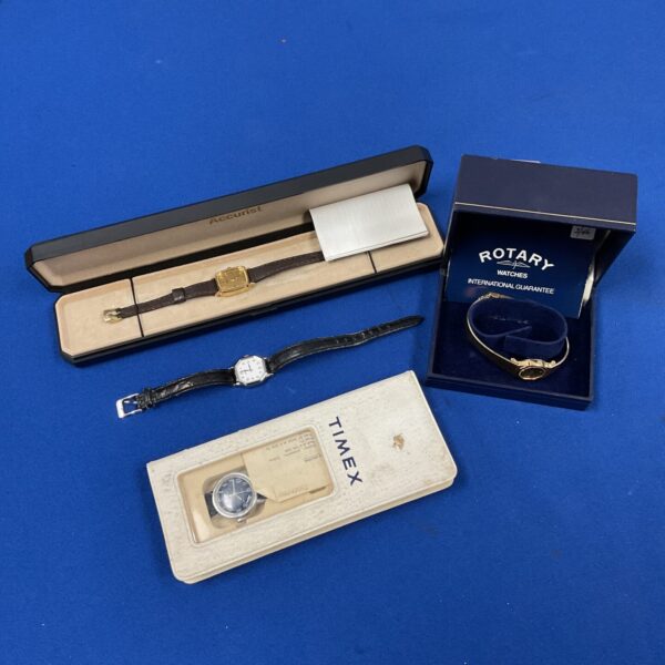 Four ladies watches including rotary & accurist