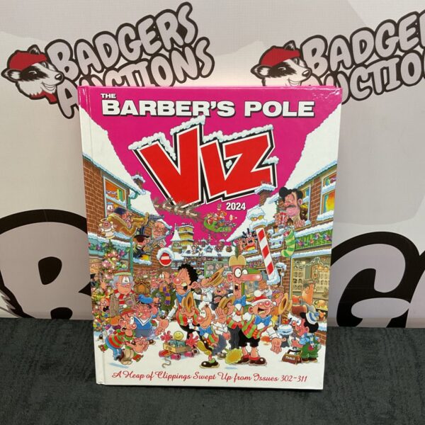 Viz 2024 Annual cover featuring the Barbers Pole illustration.
