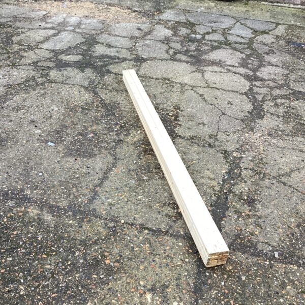 Lot of wooden batons for DIY and construction projects.