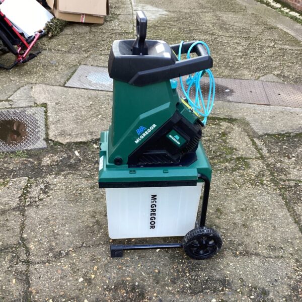 McGregor electric garden shredder for reducing garden waste.