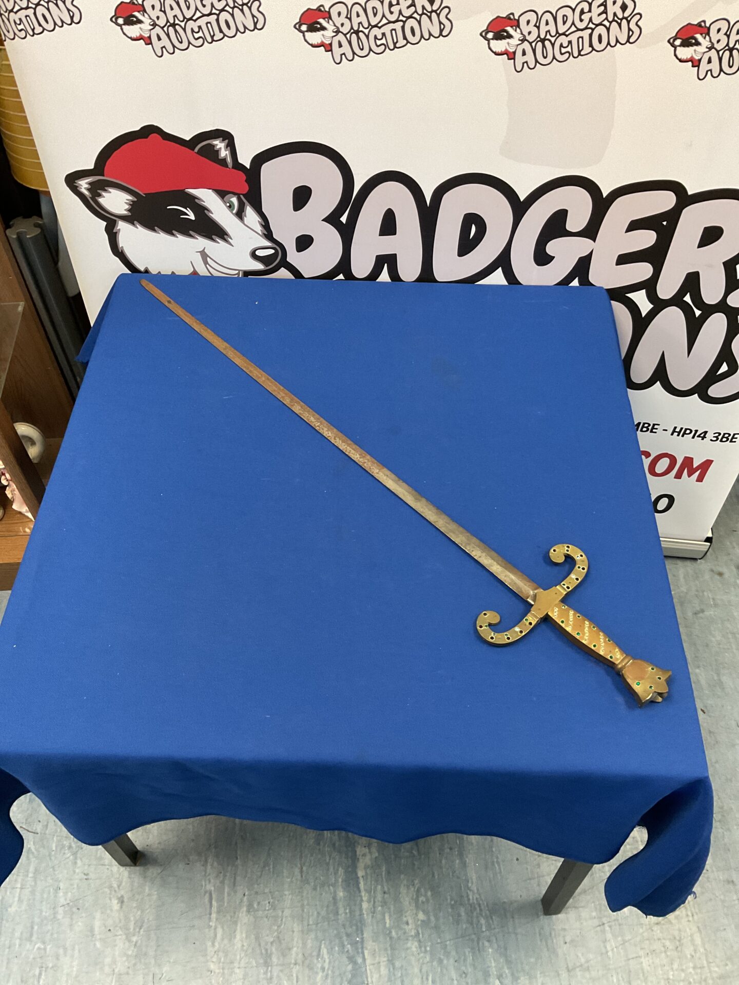 804 Brass hilt ceremonial sword