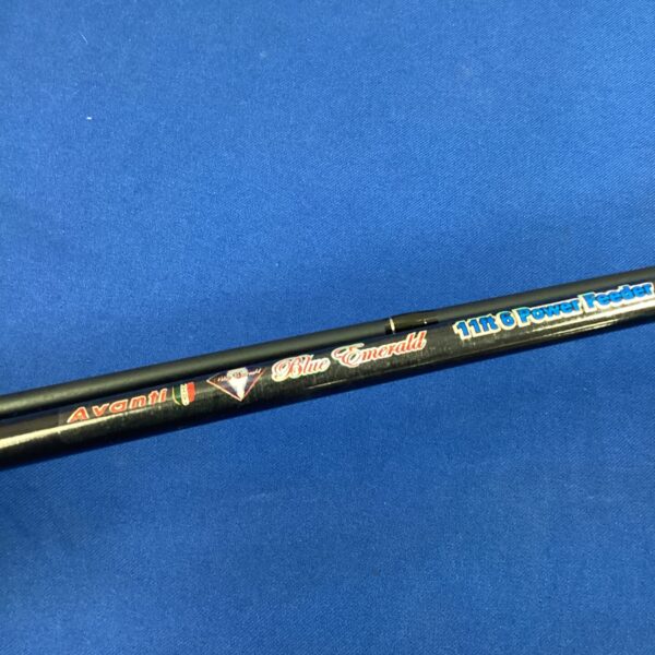 Blue Avanti Blue Emerald Power Feeder carp fishing rod.