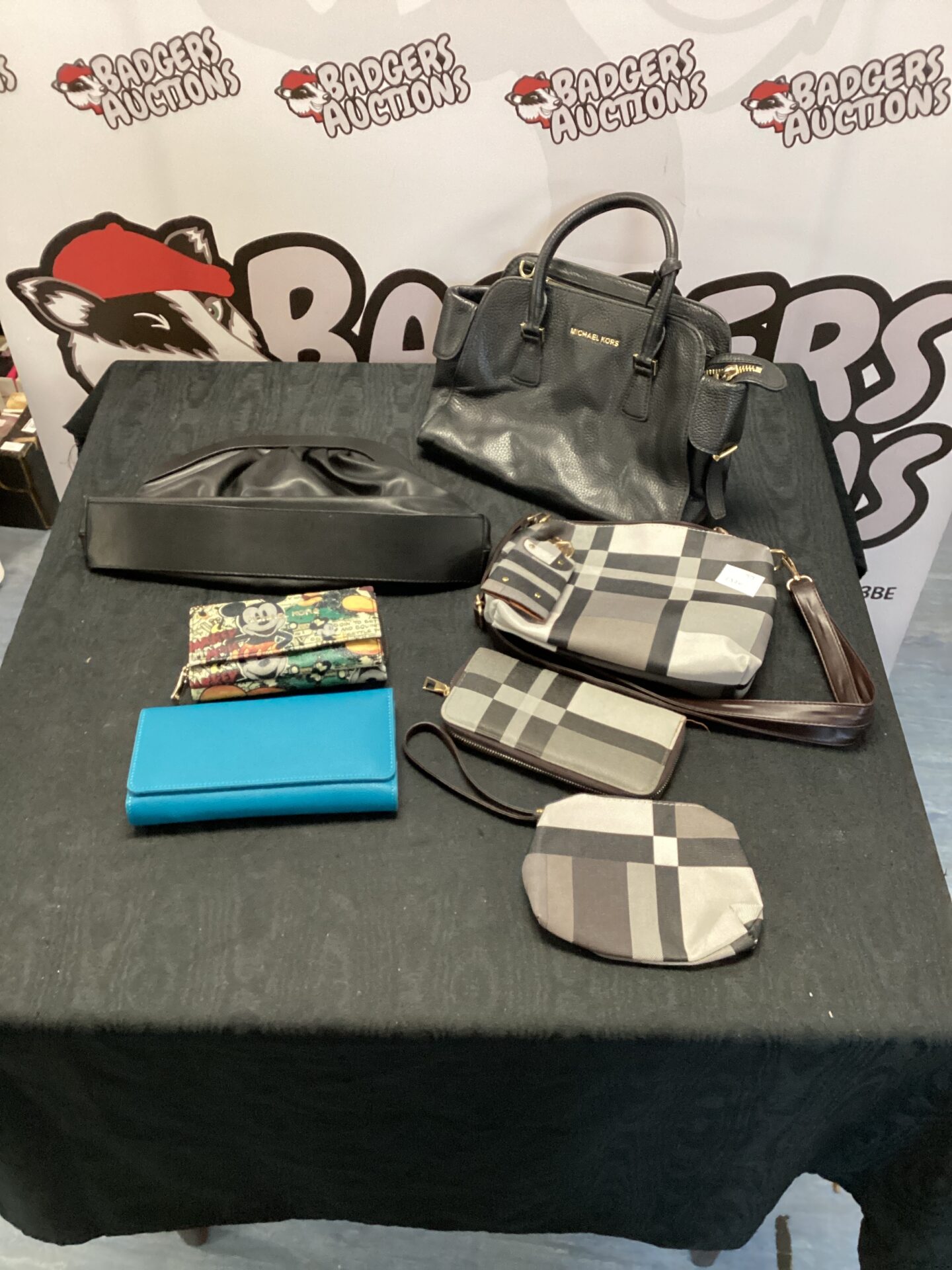 561 Michael kors handbag with mickey mouse purse & unbranded purses & handbags