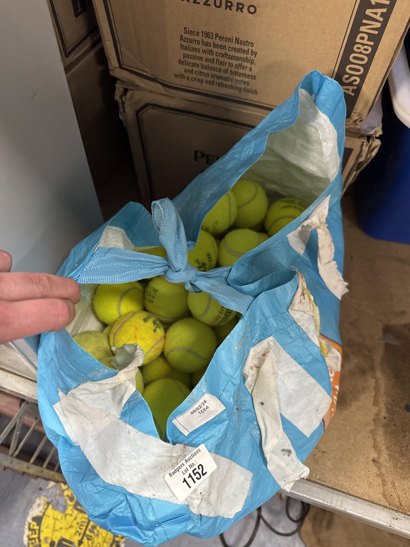 1152 Bag of tennis balls