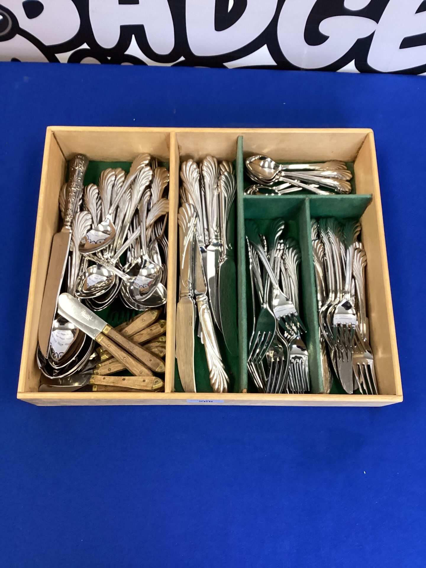 268 Set of Yamazaki stainless steel cutlery