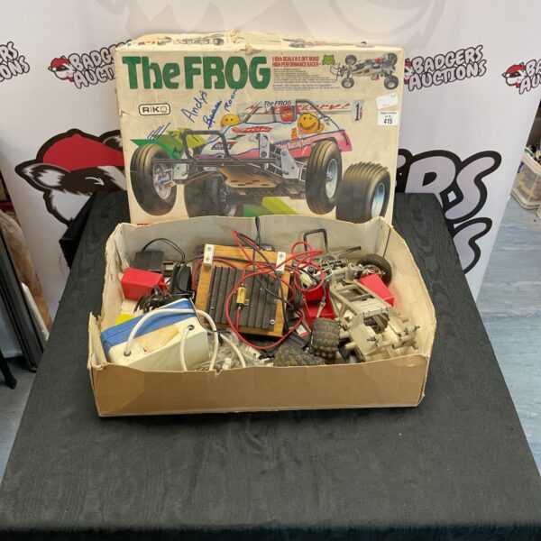 Vintage Tamiya The Frog RC car for restoration project.