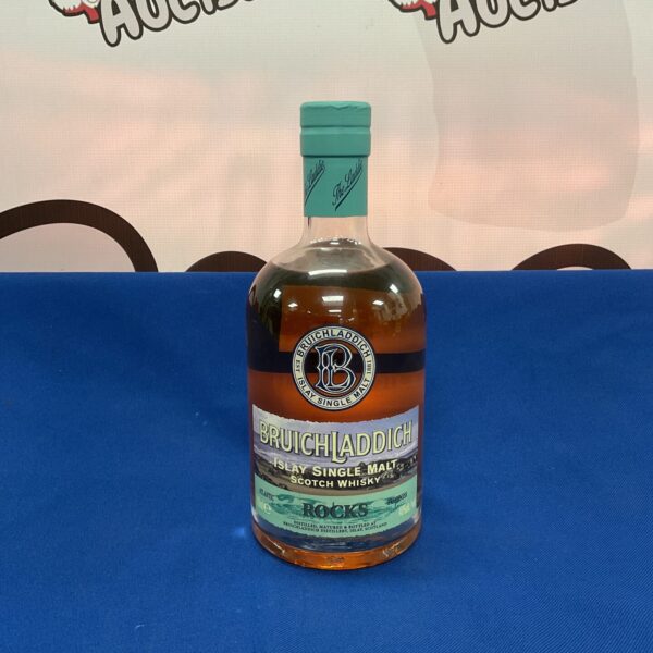 Sealed bottle of Bruichladdich Islay Single Malt Scotch Whisky for collectors.