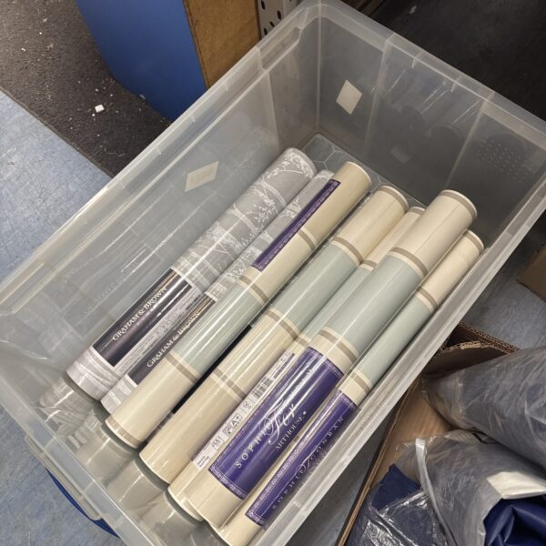 Selection of new wallpaper rolls from Graham & Brown and Sophie Conran.
