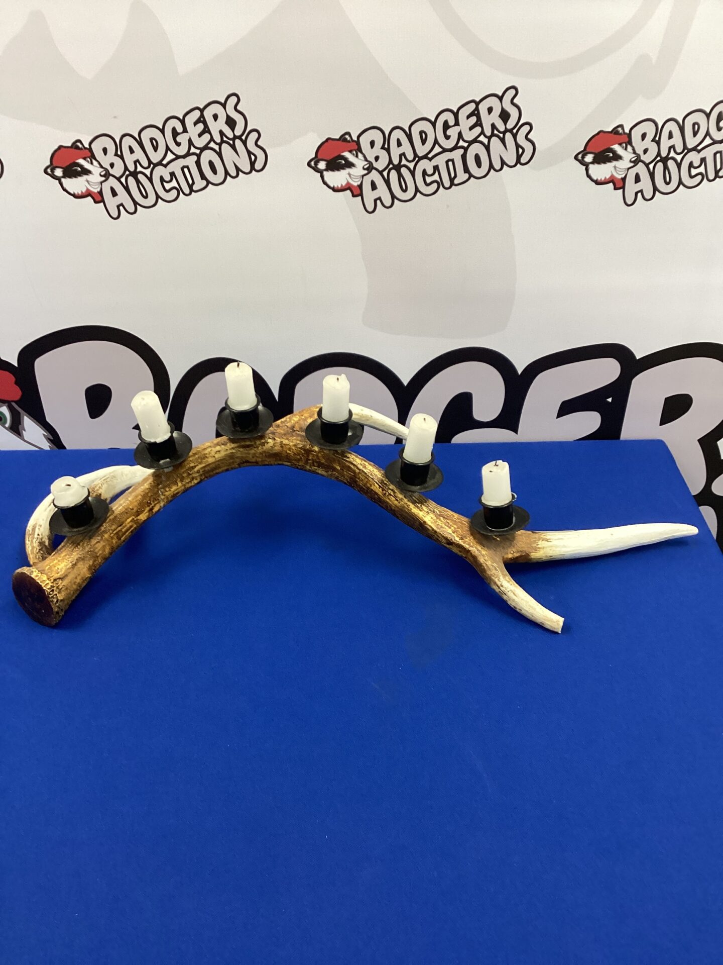 317 Faux Stag Antler Candelabra