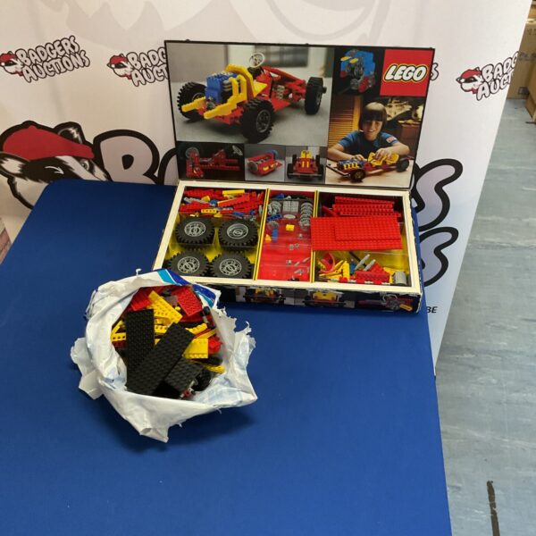 Vintage Lego Technic set 853 with extra parts.
