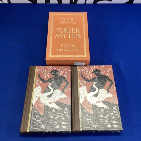 Folio Society edition of Robert Graves’ *The Greek Myths* volumes I & II.