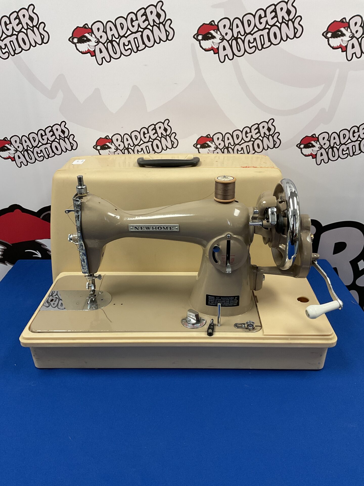 128 Vintage new home sewing machine