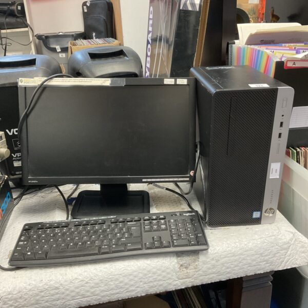 Used HP Prodesk i7 desktop computer tower for sale.