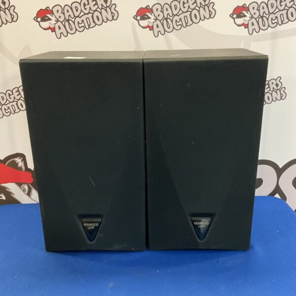 Vintage Kenwood LS-29 bookshelf speakers in a pair.