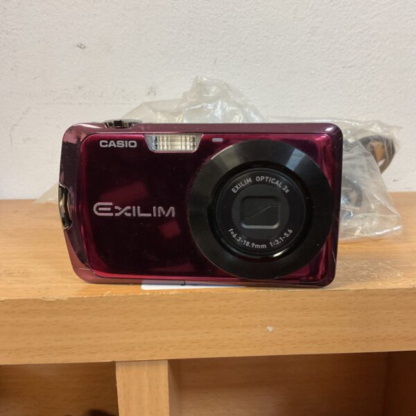 Vintage Casio Exilim digital camera for photography enthusiasts.