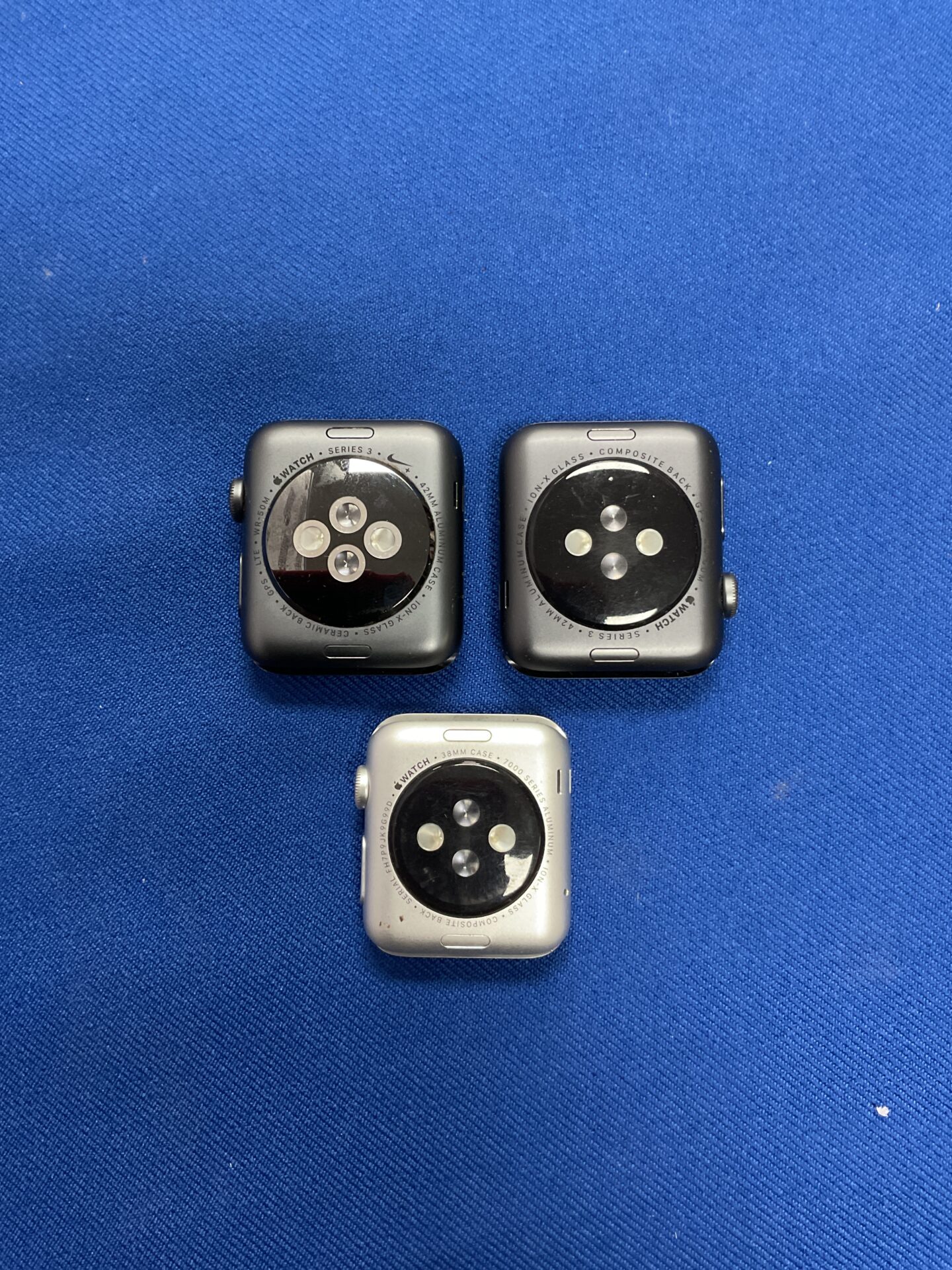 154 Three apple watches inc series 3