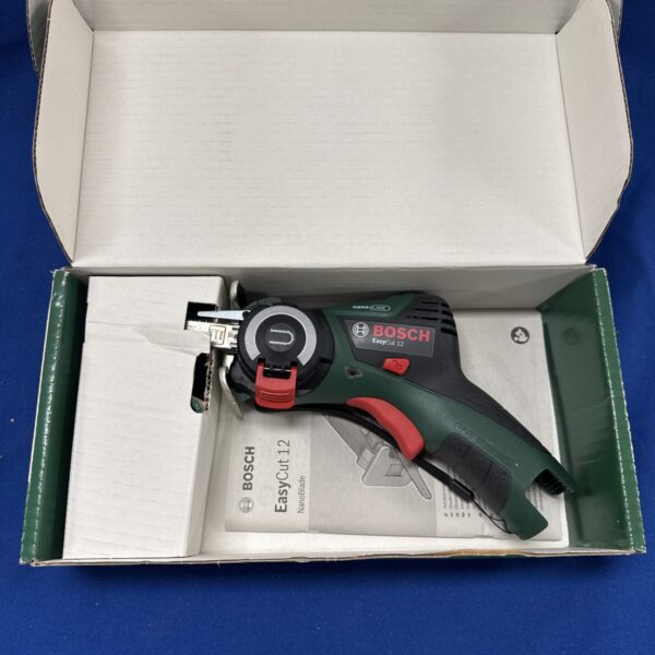Bosch Easycut 12 handheld saw body, untested power tool.