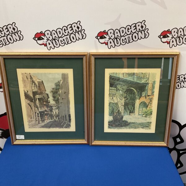Vintage Don Davey San Francisco prints depicting a charming city street.