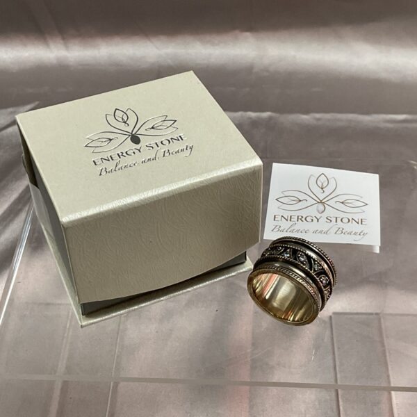 Detailed sterling silver Taj Mahal ring, size S.